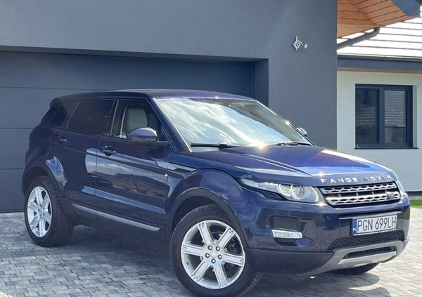 Land Rover Range Rover Evoque cena 77000 przebieg: 121500, rok produkcji 2015 z Gniezno małe 191